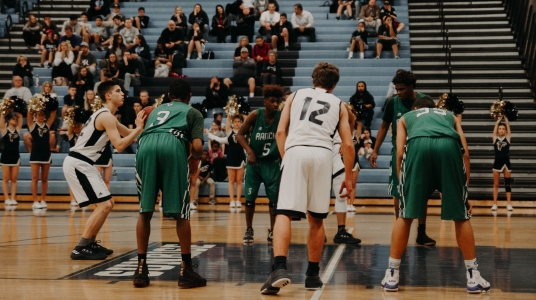 Basketball Game with Fans